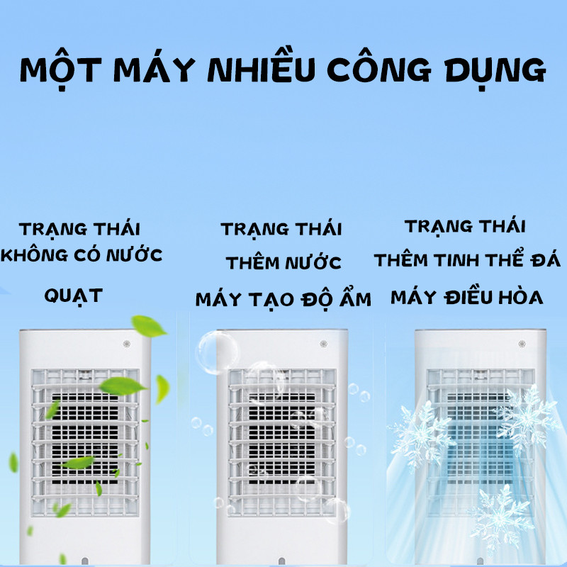 Quạt điều hòa hơi Loại bàn Máy tạo ẩm không khí,Điều Hoà Mini,Tạo Ẩm Làm Mát Không Khí,Điều Hòa Hơi Nước Siêu Mát