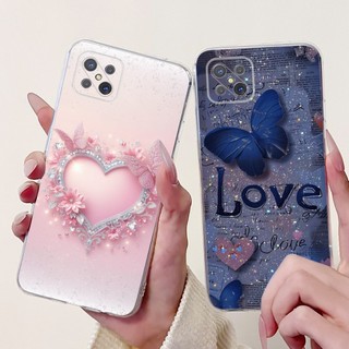 Dành Cho Oppo A92s Reno 4Z 5G Vỏ Hoa Phổ Biến Tre Mềm Silicone Trong Suốt TPU Ốp Lưng Điện Thoại OPPOA92s Reno4Z CPH2065 Ốp Lưng