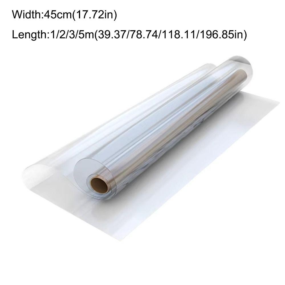 Nhãn dán chống thấm nước JIGK, Phim bảo vệ tường hấp phụ tĩnh điện trong suốt, Trang trí nhà cửa Chịu nhiệt chống dầu Tủ bếp phim có thể tháo rời