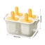 Yoo 4 Lưới Khuôn Silicon Cho Tự Chế Kem Và Popsicles Sáng Tạo Đá Linh Hoạt Khay Phụ Kiện Nhà Bếp