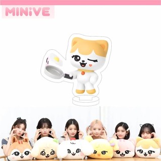 Mô hình Standee Kpop IVE Acrylic Stand HD Yujin Gaeul Wonyoung LIZ Rei Leeseo fg Phụ kiện trang trí để bàn góc học tập
