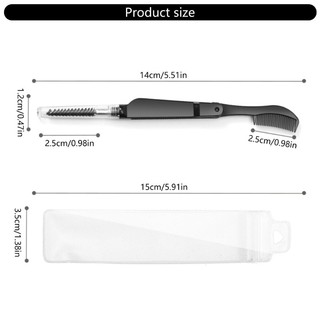 Jay Hai Đầu Lông Mày Bàn Chải Lông Mi Shaper Lược Lông Mi Mascara Bàn Chải Trang Điểm Chải Lông Mày Dụng Cụ Định Hình Lông Mày