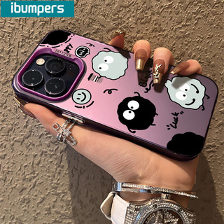 ibumpers Ốp Lưng IPhone Xinh Cute Cartoon Họa Tiết Ốp Điện Thoại IMD Cứng Trơn Chống Bẩn Chống Sốc Cho IPhone 16 15 14 12 13 11 Pro Max