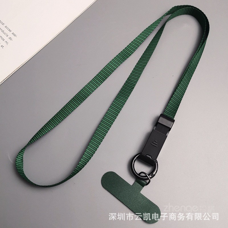 Điện Thoại Di Động Dây Treo Cổ Dây Nam Nữ ins Kẹp Ốp Lưng Điện Thoại Đa Năng Băng Thông Rộng Sáng Tạo Khóa Trượt Dây Xích Thời Trang