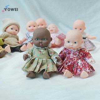 Yowei 1 Bộ Búp Bê 12CM Cọ Búp Bê Bộ Đồ Ngủ Đầm Mô Phỏng Bé Ăn Mặc Đồ Chơi Búp Bê Cho Bé Gái Trẻ Em VN