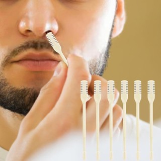 3 Máy Cắt Tóc Mũi 2 Trong 1 Nâng Cấp Dao Tóc Mũi Hai Mặt 360 Dụng cụ tẩy lông Nostril Tông đơ cắt tóc mũi cho nam giới Máy cắt tóc mũi cho nam nữ Bàn chải làm sạch thép không gỉ silicon