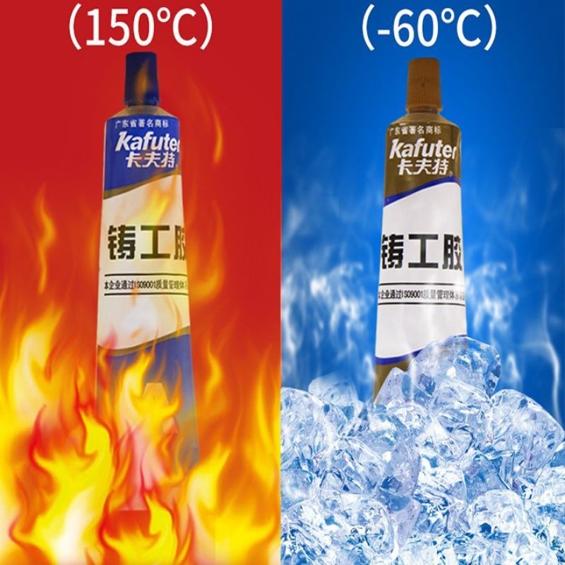 Keo Dán Sắt AB Chịu Nhiệt 100Gr Keo Vá Vết Nứt, Thủng Kim Loại Siêu Chắc - FE123