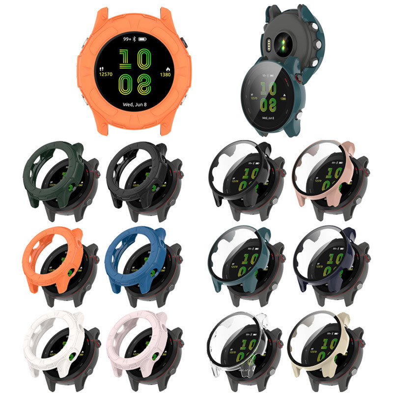 Hülle Fit Für Garmin Forerunner 255/255S Schutzhülle PC Bumper Case Cover Schutz
