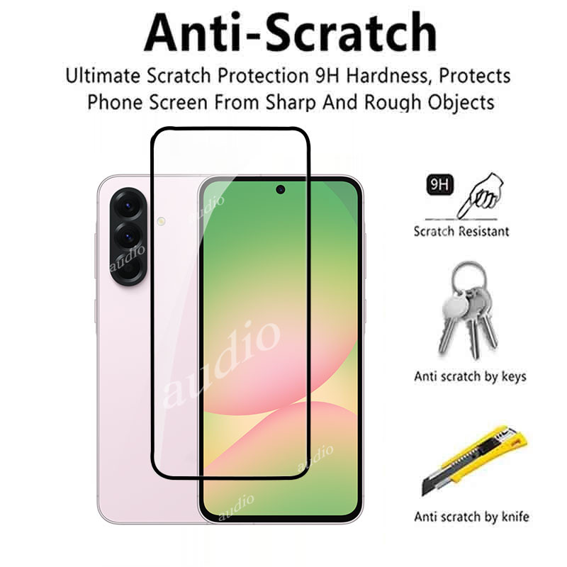 Dành Cho Samsung A56 5G 2in1 Kính Cường Lực Cho Samsung Galaxy A56 GalaxyA56 5G 2025 Bảo Vệ Màn Hình Mềm HD Camera Ống Kính Phim Cho SamsungA56 5G Bảo Vệ Màn Hình Phim Điện Thoại