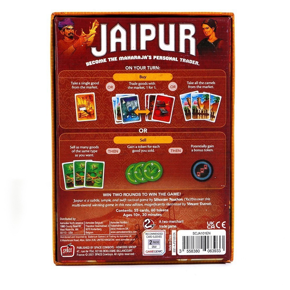 [Luật Việt] Boardgame Jaipur trò chơi 2 người giao dịch thương nhiên Tigar 6590