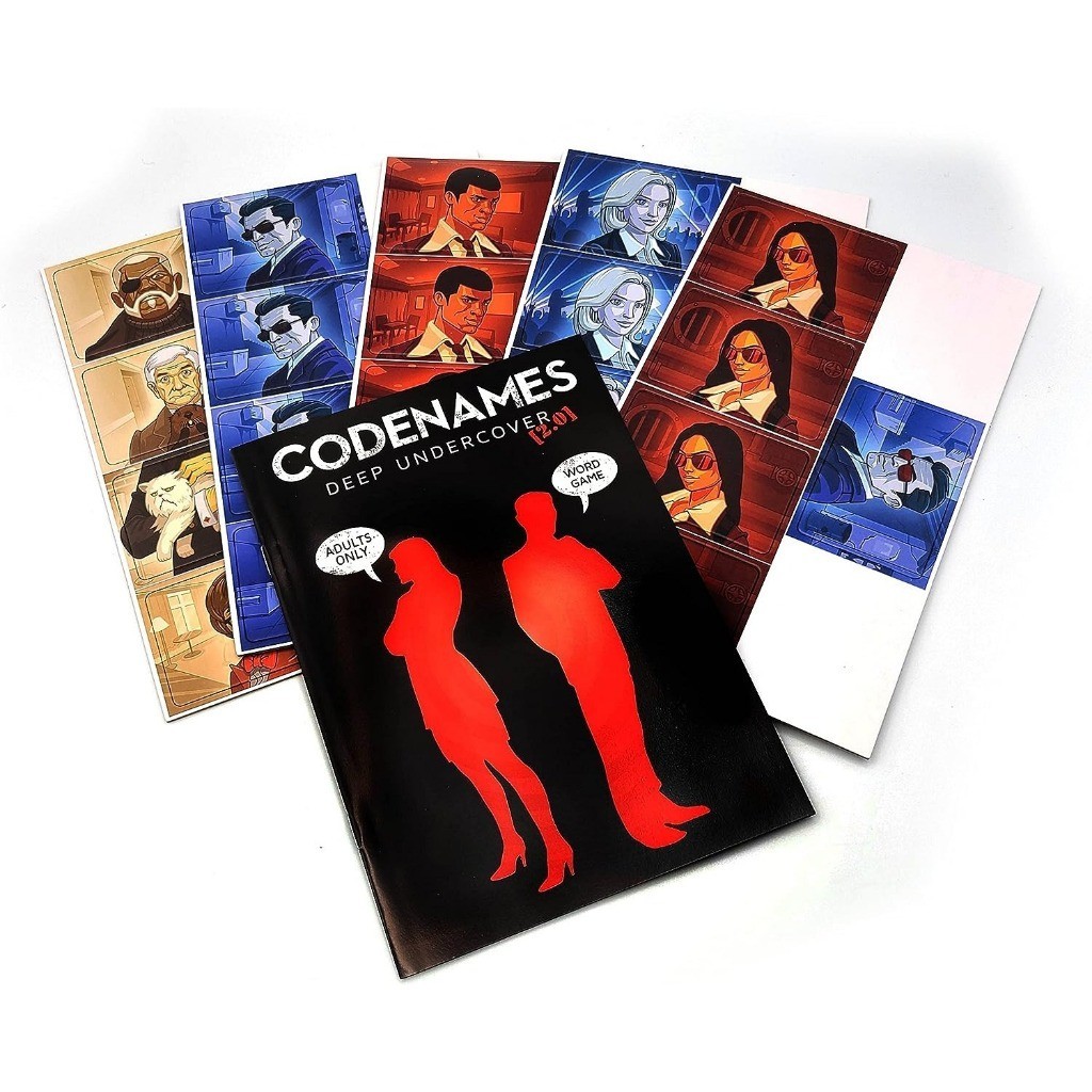 [Luật Việt] Boardgame Codenames - Codenames Picture Words Duet Deep Under Cover Tigar 2s7272