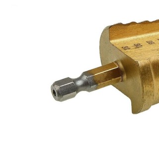 Mũi khoan tháp chuôi lục giác thép gió HSS mạ titan 4-32mm khoan nhôm, nhựa, gỗ, kim loại