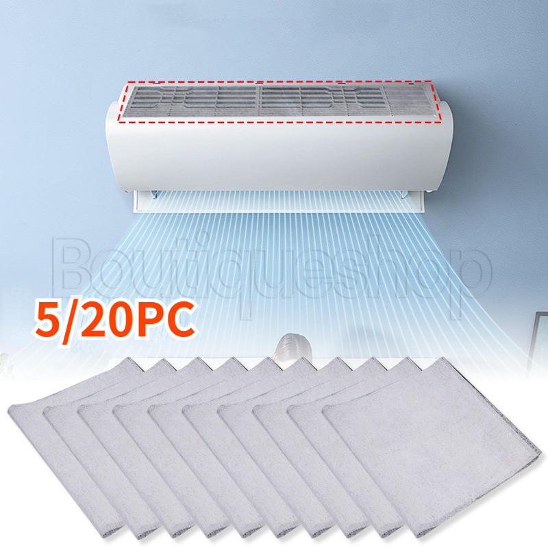 Bộ lọc điều hòa 5 / 20 CÁI - Vỏ bảo vệ chống bụi - Lọc lưới - Lọc vải không dệt - Đồ dùng gia dụng - Giấy lọc dầu xả