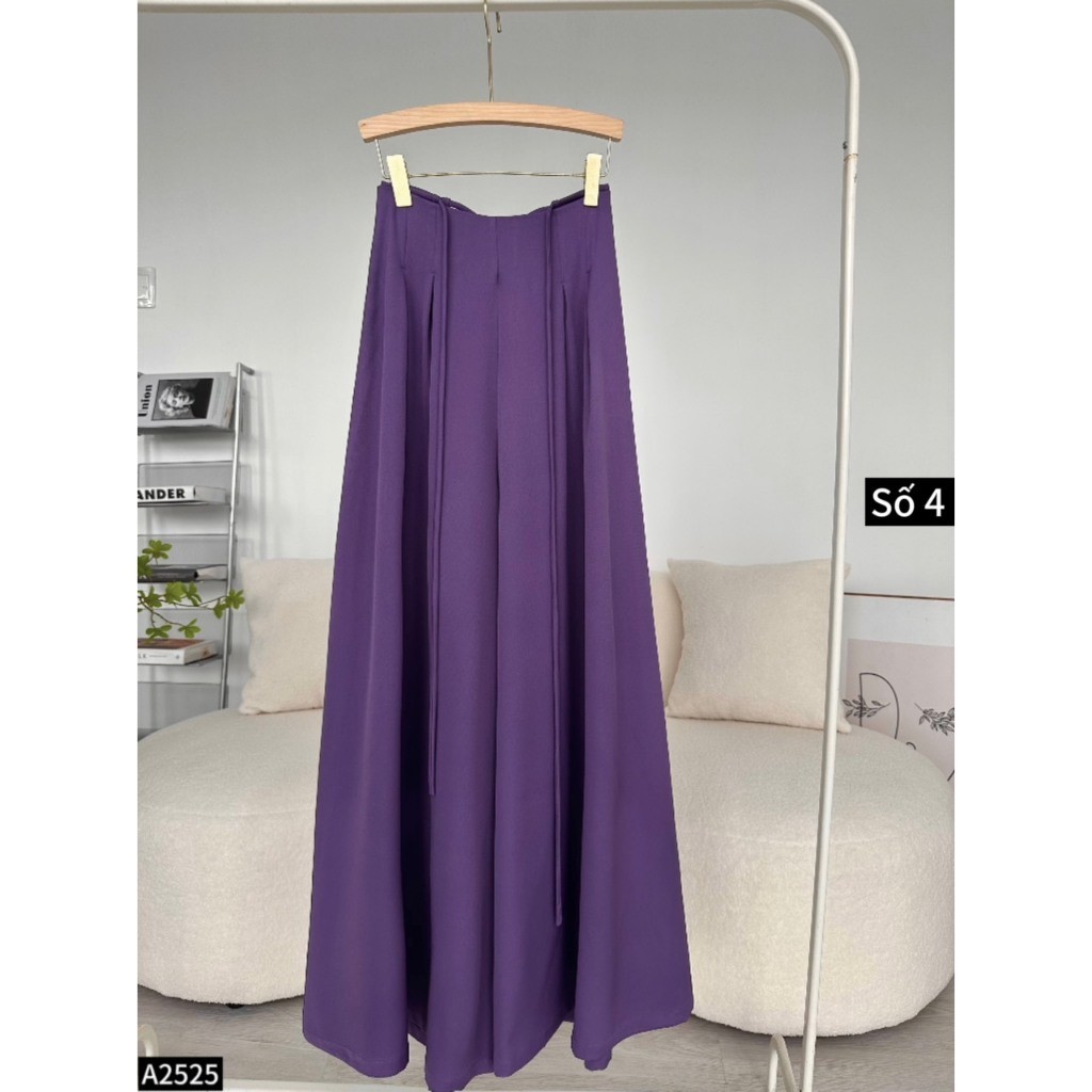 Quần culottes váy cạp cao ống rộng Siêu hách dáng cho các chị em công sở A2525