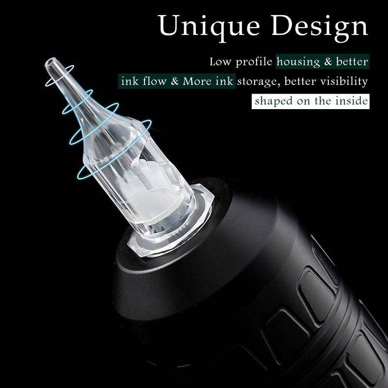Inkin Thật An Toàn Hình Xăm Hộp Kim Định Vị Chính Xác Lót Shader Cho Hình Xăm Bút Trang Điểm Vĩnh Viễn Máy 10 Cái / Hộp