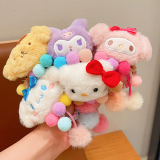 Sanrio Sang Trọng Hoạt Hình Băng Đô Kuromi Tóc Dây Bé Gái Phụ Kiện Tóc Thời Trang