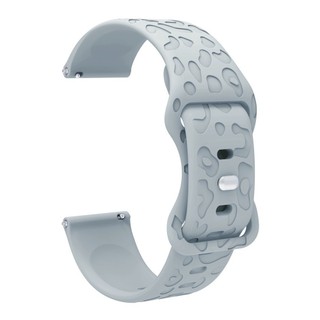 Dây đeo silicon da báo 18 20 22mm Dây đeo khắc cho Garmin Venu 3 3s 4 4s / Sq 2 / 245 255 265 255S 265S 158 165 570 970 / Vivoactive 5 6 Vòng tay