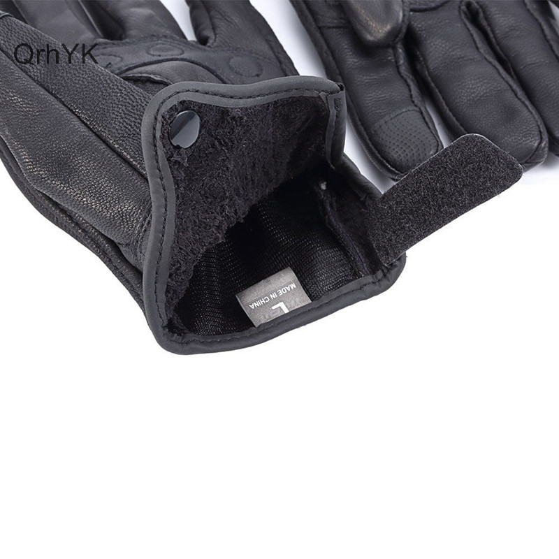Nhà Máy Thời Trang Retro Da Thật Găng Tay Xe Máy Moto Găng Tay Chống Thấm Nước Găng Tay Motocross QrhYK