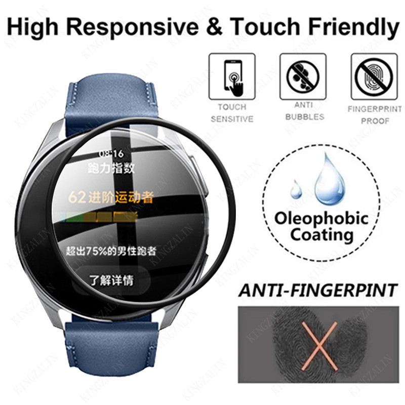 1-3 Chiếc 9D HD Đen Edge Kính Cường Lực Cho Xiaomi Watch S2 42mm 46mm S1 Active Pro S3 Chống Vân Tay Bảo Vệ Màn Hình Cho Xiaomi Mi Poco Watch Lite Watch 2 Pro Màu Thể Thao