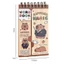 GETVOW Nhật ký Notepad, Sổ tay lập kế hoạch Kawaii Mini, Di động xoắn ốc Capybara Hoạt hình Sinh viên Văn phòng phẩm Trường học