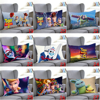 Toy Story 4 Vỏ Gối Hình Chữ Nhật In Bên Đệm Polyester Trang Trí Sofa Nhà (Không Lõi)