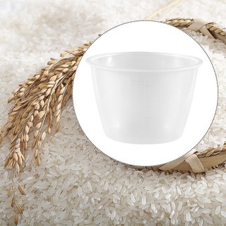 Nồi Điện Nhựa 120ml Cốc Đo Cơm 2 Chiếc Trắng Trong Suốt