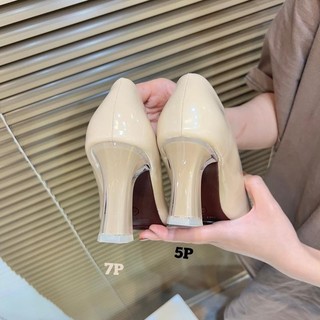 Giày Búp bê cao gót mũi nhọn 5p - 7p nơ Voan nhẹ nhàng và nữ tính. Giày cao gót 5cm và 7cm - mã BB69 Shoes