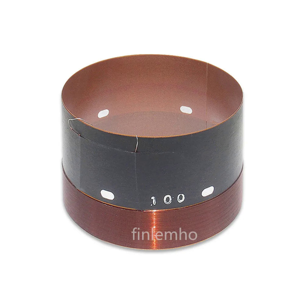 1 Chiếc 100 Mm Loa Loa Loa Loa Cuộn Dây Giọng Nói 1600W Max 18 Inch Loa Siêu Trầm Bass Bộ Phận Sửa Chữa Với Bên Ngoài 2 Lớp Dây Đồng Sợi Thủy Tinh Cựu