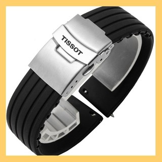 Tissot 1853 Dây đeo đồng hồ silicon Speedocle T116 Lerocle T41 Speedo Cao su chống thấm nước Dây đeo nam 0313