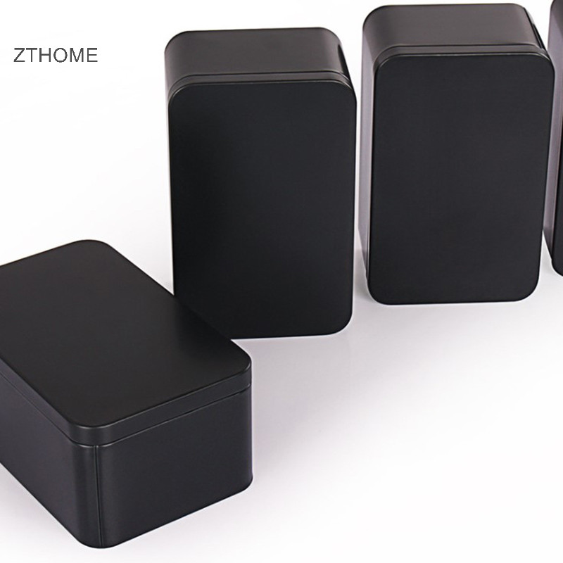 Zthome 1 Hộp thiếc kim loại đựng trà, bánh quy, đồ nhỏ, bảo quản HOT