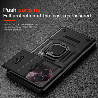 Vivo V30E 2024 Đẩy Kéo Trượt Bảo Vệ Camera Ốp lưng Vivo V60 V50 V30e 5G V 30E VivoV30e Armor Vỏ Chống Sốc PC Cứng Ốp Lưng Chống Rơi Giá Đỡ Giá Đỡ Mặt Sau