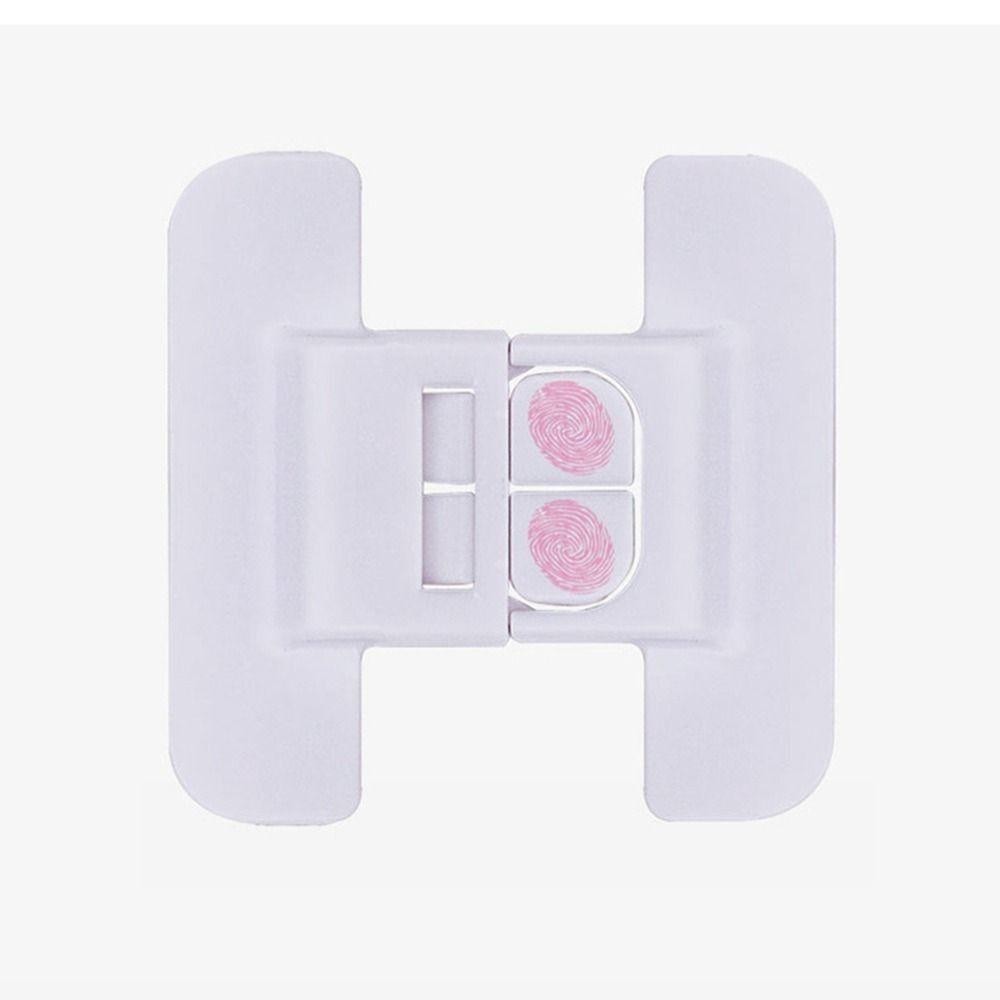 Khóa tủ lạnh WOODNEST, Khóa an toàn trẻ em ABS chống mở, Khóa đóng màu trắng