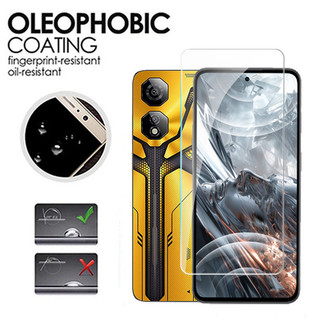 ZTE nubia Neo 5 2 3 GT 5G 2024 Bảo Vệ Màn Hình 2in1 Full Cover Kính Cường Lực Bảo Vệ Cho Neo5 Neo5GT Neo5Pro Neo2 nubiaNeo Neo3 nubiaNeo3 Neo3 Neo3GT Ống Kính Máy Ảnh Phim