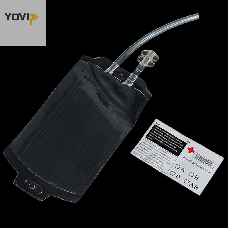 Yovip 350ml PVC Có Thể Tái Sử Dụng Năng Lượng Máu Túi Uống Halloween Ma Cà Rồng Túi Đạo Cụ VN