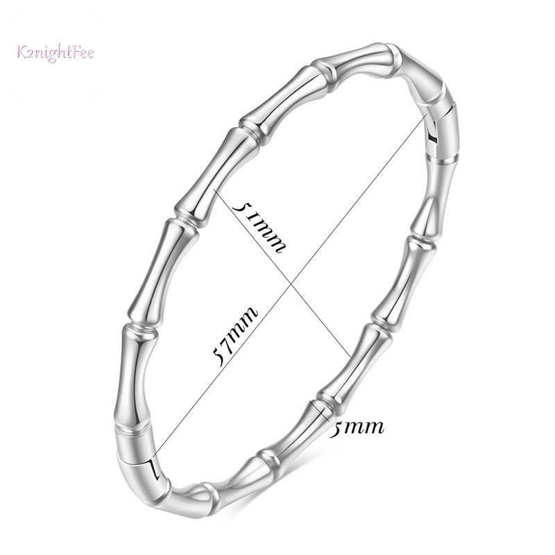 K2nightfee Thép Titan Tre Vòng Tay Có Thể Mở Lắc Tay Cho Người Phụ Nữ Màu Vàng Cưới Nữ Trang Sức Quà Tặng VN