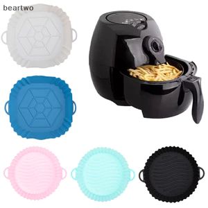 < Beartwo > Giỏ đựng nồi chiên không khí bằng silicon lót lò nướng an toàn chống dính Phụ kiện khay nướng bánh đẹp
