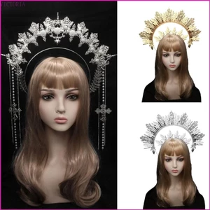 Vic Tiaras Băng Đô Tự Làm Chất Liệu Làm Tóc Nữ Mũ Đội Đầu Vương Miện Đa Năng