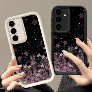 Ốp Silicon Hoa Anh Đào Cho Samsung Galaxy S24 S23 S22 Ultra Plus S21 S23 FE Vỏ Điện Thoại TPU Mềm