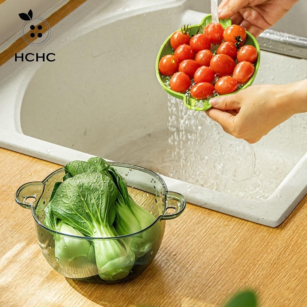 Bát Rửa Trái Cây, Có Nắp Lọc Giỏ Rửa Rau Trong Suốt, Máy Giặt Gạo Nhựa ...