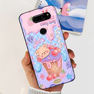 Ốp Chống Sốc Cho LG V30 Ốp Lưng V35 + V30 Plus / V30s ThinQ / V35 ThinQ Vỏ Mềm Mới Phong Cách Hoa Bướm Vỏ Điện Thoại