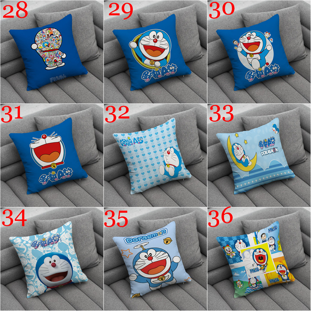 Hoạt Hình Dễ Thương Doremon Ném Vỏ Gối In Một Mặt Phòng Khách Sofa Xe Quà Tặng Đệm Quà Tặng Trẻ Em Quà Tặng (Không Có Lõi)