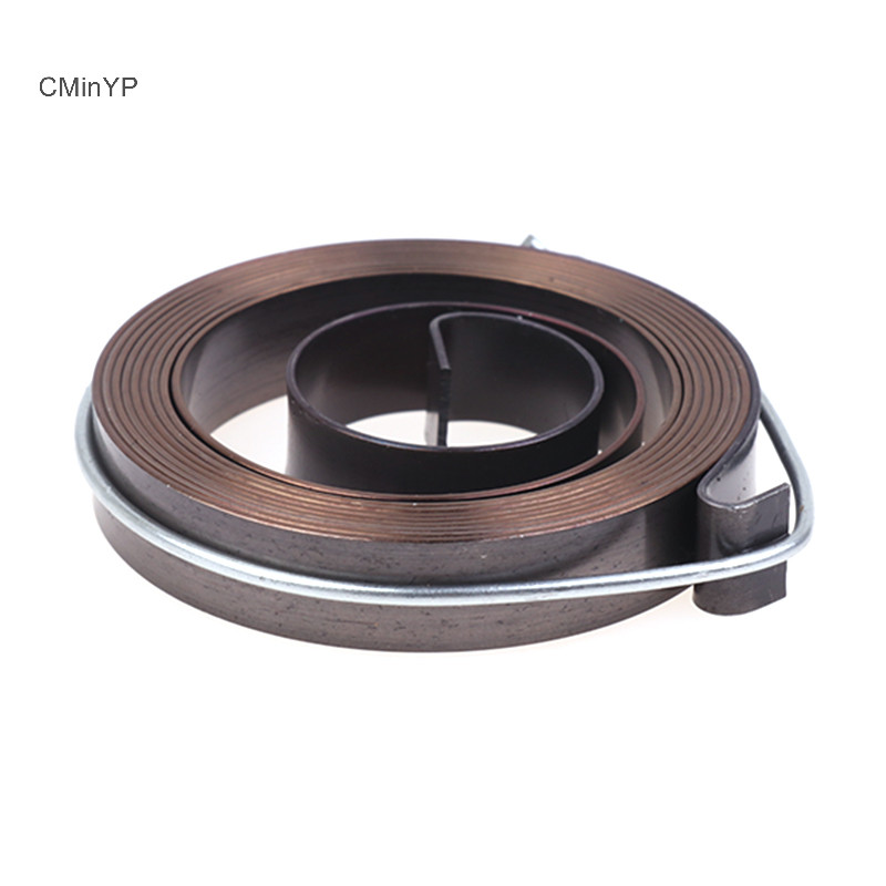 Cminoyp 1Pc 0.7-1.5 Độ dày 680-1540mm Chiều dài xoắn ốc Dây phẳng cuộn xoắn Lò xo xoắn lực không đổi Mở rộng lò xo Băng ghế dự bị Máy khoan cuộn vinh quang mùa xuân