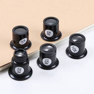 Kính lúp mắt chuyên nghiệp 3x 5x 10x 15x 20x, bộ công cụ sửa chữa đồng hồ, trang sức, bộ phận chuyển động