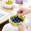 Giỏ thoát nước hai lớp CHEESELY, Bát thoát nước đa chức năng Giỏ thoát nước bồn rửa nhà bếp, Quả việt quất Mini có tay cầm Chậu rửa rau Giỏ rửa trái cây