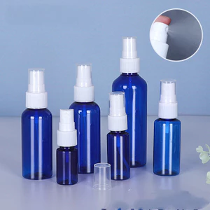 Spot 30ml50ml100ml chai xịt sương mịn mỹ phẩm bao bì nước hoa bình xịt nhỏ cho thú cưng chai xịt chống ánh sáng màu xanh