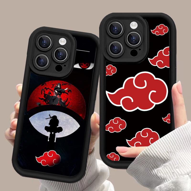 Hokage Anime NARUTO Sasuke Obito Hatake Kakashi Vỏ Điện Thoại Mềm Tương Thích Cho IPhone 11 12 13 14 15 Pro MAX Plus X XR XS MAX 7 8 6 6S Plus Vỏ Hoạt Hình Mềm Chống Sốc