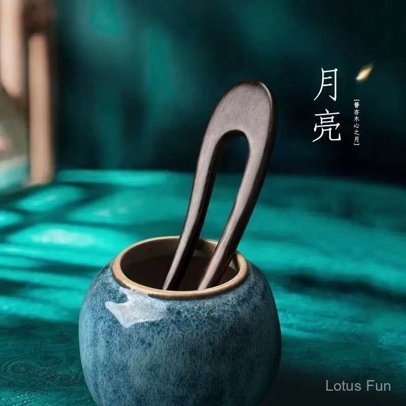 Tím Ánh Sáng Mun Hình Chữ U Kẹp Tóc Cổ Điển Trung Quốc Handmade Trơn Kẹp Tóc Người Mới Kẹp Tóc Hàng Ngày Sườn Xám Hanfu Phụ Kiện