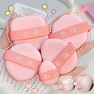 Phấn hồng dâu - Đệm khí nền - Bọt xốp trang điểm kẹo bông - Mềm mại, ướt và khô, có thể giặt được, tái sử dụng - Phụ kiện mỹ phẩm - Dụng cụ trang điểm