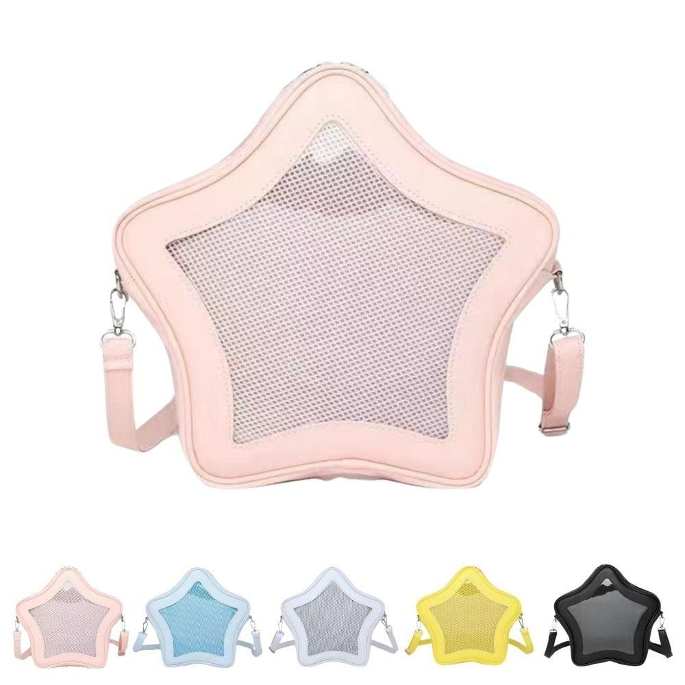 Túi Ita OLVIDO Star, Ba lô Kawaii dung tích lớn, Túi đi học hình ngôi sao cho bé gái Y2K