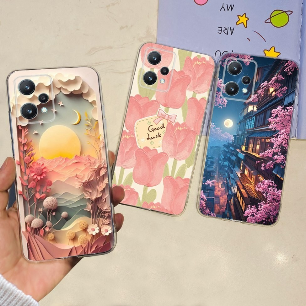 Dành Cho Oppo K10x Ốp Lưng PGGM10 Trong Suốt Thẩm Mỹ Gấu Trúc Dễ Thương Mềm TPU Ốp Lưng Cho Oppo K10x 5G Ốp lưng